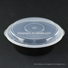 Recipientes de alimento plásticos reusáveis ​​da restauração livre dos recipientes da preparação da refeição de BPA 10 com caixas de almoço congelados Bento do congelador de Microwavable das tampas